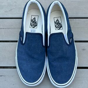 Like new suede blue Vans men’s 7 - women’s 8.5